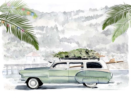 So Cali Christmas I by Jennifer Parker art print