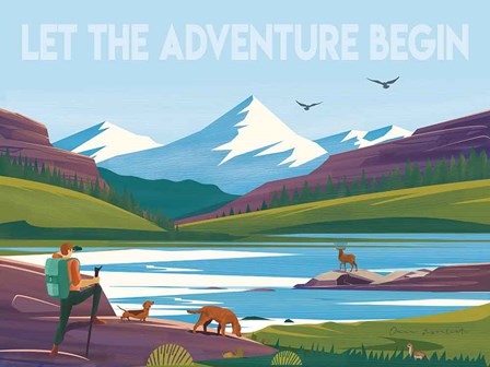 Let the Adventure by Omar Escalante art print