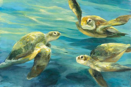 Sea Turtles by Julia Purinton art print