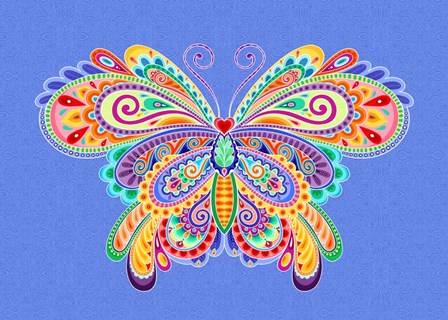 Mexicana Butterfly by Hello Angel art print