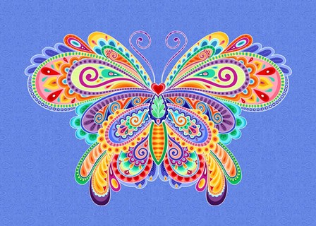 Mexicana Butterfly by Hello Angel art print