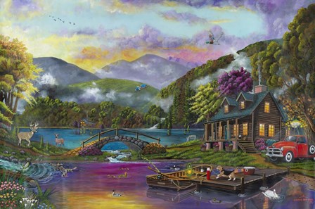 Paradise Lake by Joshua Ben King art print