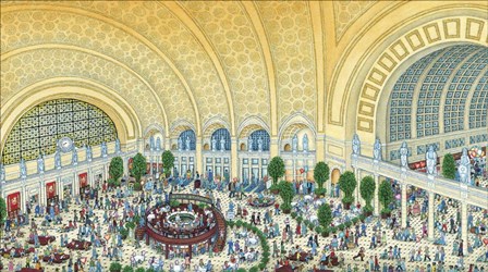 Union Station, Washington DC by Kathy Jakobsen art print