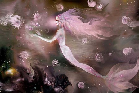 Mermaid Rose by Natalia Rudzina art print