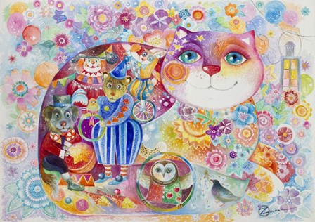 Magic Circus by Oxana Zaika art print