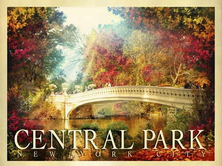 Central Park 2 by Old Red Truck art print