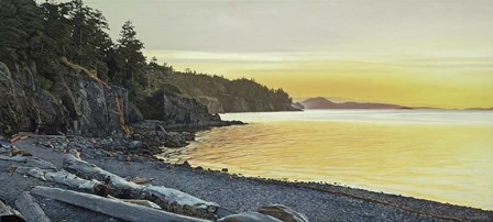 Last Beach Evening by Ron Parker art print