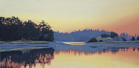 Piper&#39;s Lagoon Sundown by Ron Parker art print