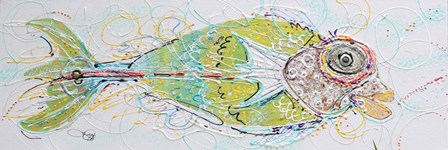 Fish Face Right by Joe Cilluffo art print