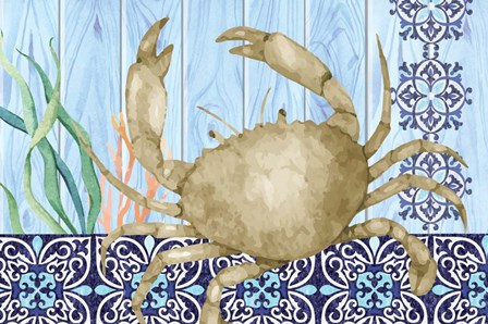 Crab by ND Art &amp; Design art print