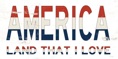 America - Land That I Love by Cindy Jacobs art print