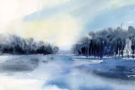 Winter River by Katrina Pete art print