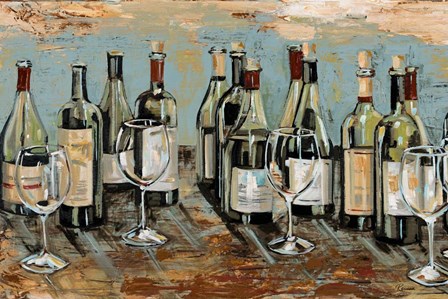 Wine Bar II by Heather A. French-Roussia art print
