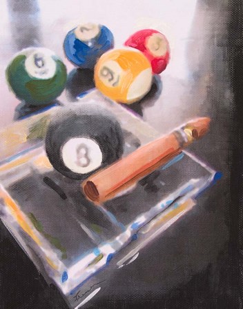 Game Night II by Heather A. French-Roussia art print
