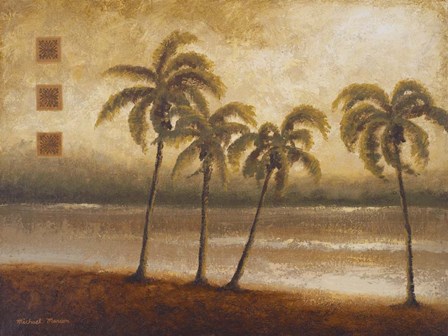 Tropical Escape I by Michael Marcon art print