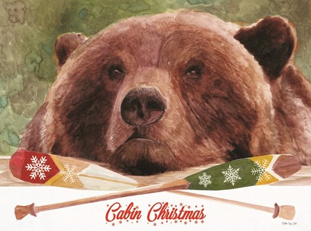 Cabin Christmas by Stellar Design Studio art print