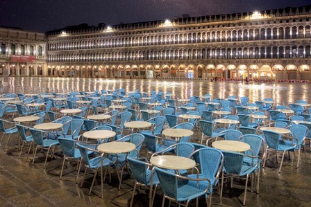 Piazza San Marco At Night by Alan Blaustein art print