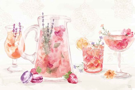 Classy Cocktails I by Dina June art print