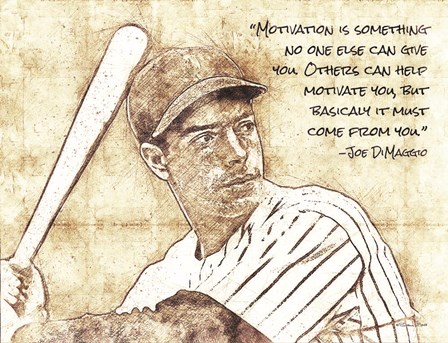 Joe DiMaggio by Susan Ball art print