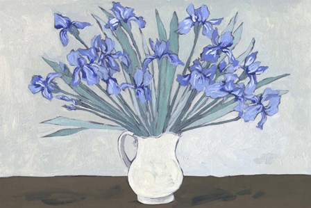 Van Gogh Irises II by Melissa Wang art print