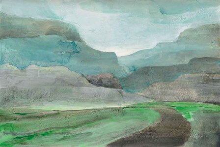 Misted Valley by Albena Hristova art print