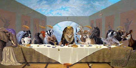 Last Supper by Linda Ridd Herzog art print