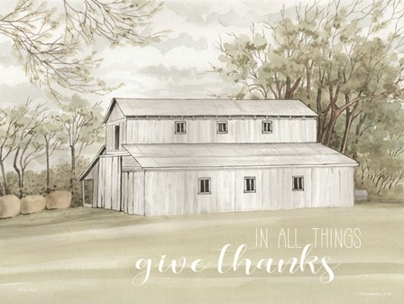 In All Things Give Thanks by Cindy Jacobs art print