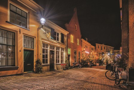 Nighttime City Street 2 by Martin Podt art print