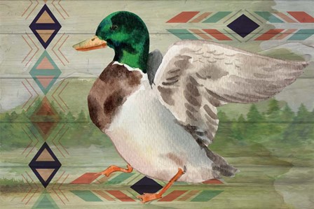 Duck by ND Art &amp; Design art print