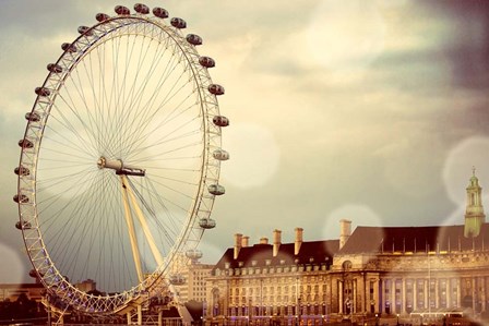 London Ferris Wheel by Emily Navas art print