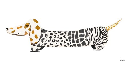 Fashion Puppy on White I by Patricia Pinto art print