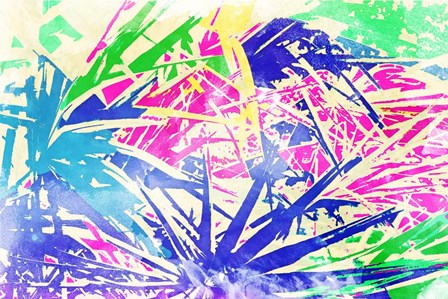 Vibrant Palms by Kali Wilson art print