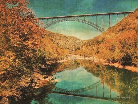New River Gorge Bridge by Kathy Jennings art print