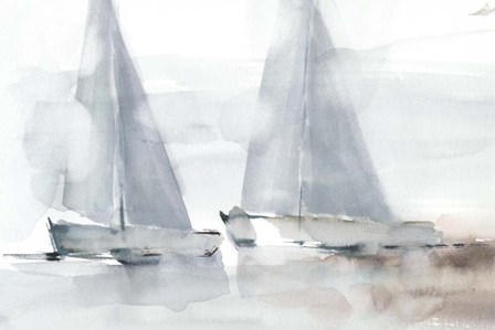 Misty Sails I by Ethan Harper art print