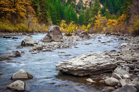 Rocky River by Michael Broom art print