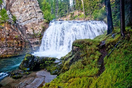 South Fork Falls by Michael Broom art print