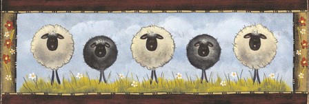 Sheep in the Meadow by Lisa Hilliker art print