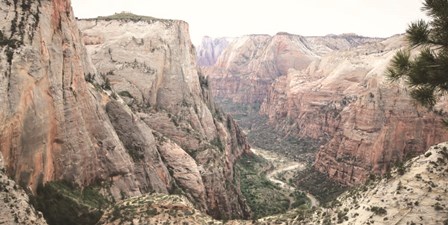 Zion from Above by Lori Deiter art print