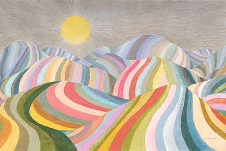 The Hills Roll On by Danhui Nai art print