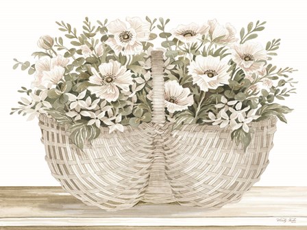 Basket of Poppies by Cindy Jacobs art print