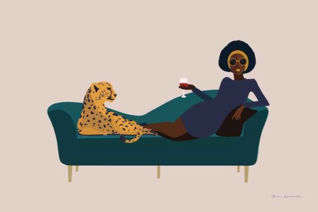Wild Lounge I by Omar Escalante art print
