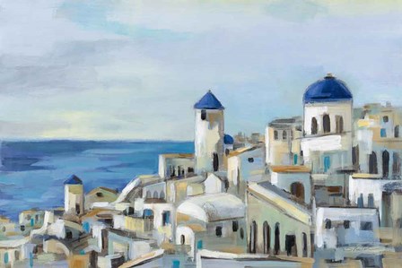 Santorini View I by Silvia Vassileva art print