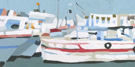 Bright Boats I by Emma Caroline art print