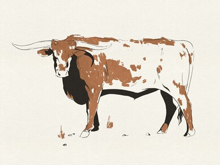 Terre Cotta Steer IV by Jacob Green art print