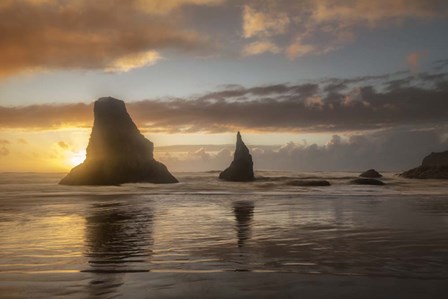 Sunset Sea Stacks by Danny Head art print