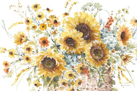Sunflowers Forever 01 by Lisa Audit art print