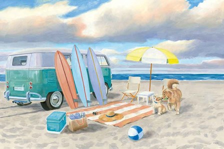 Beach Ride II by James Wiens art print