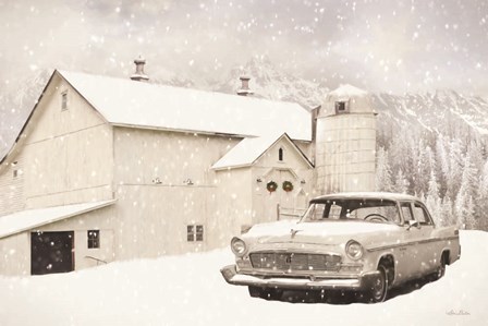 New Yorker in the Snow by Lori Deiter art print