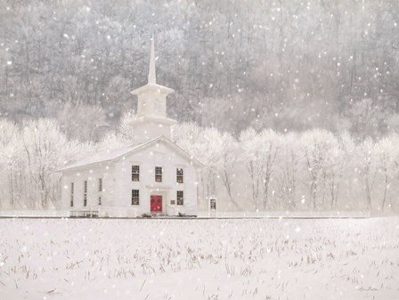 Bradford County Church by Lori Deiter art print