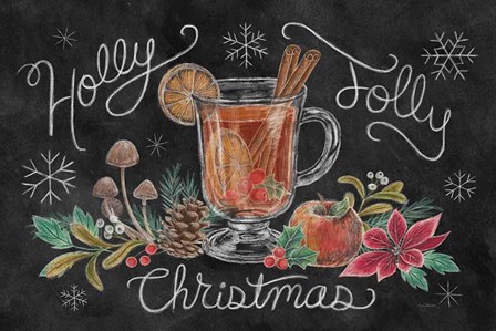 Christmas Chalk VII by Mary Urban art print